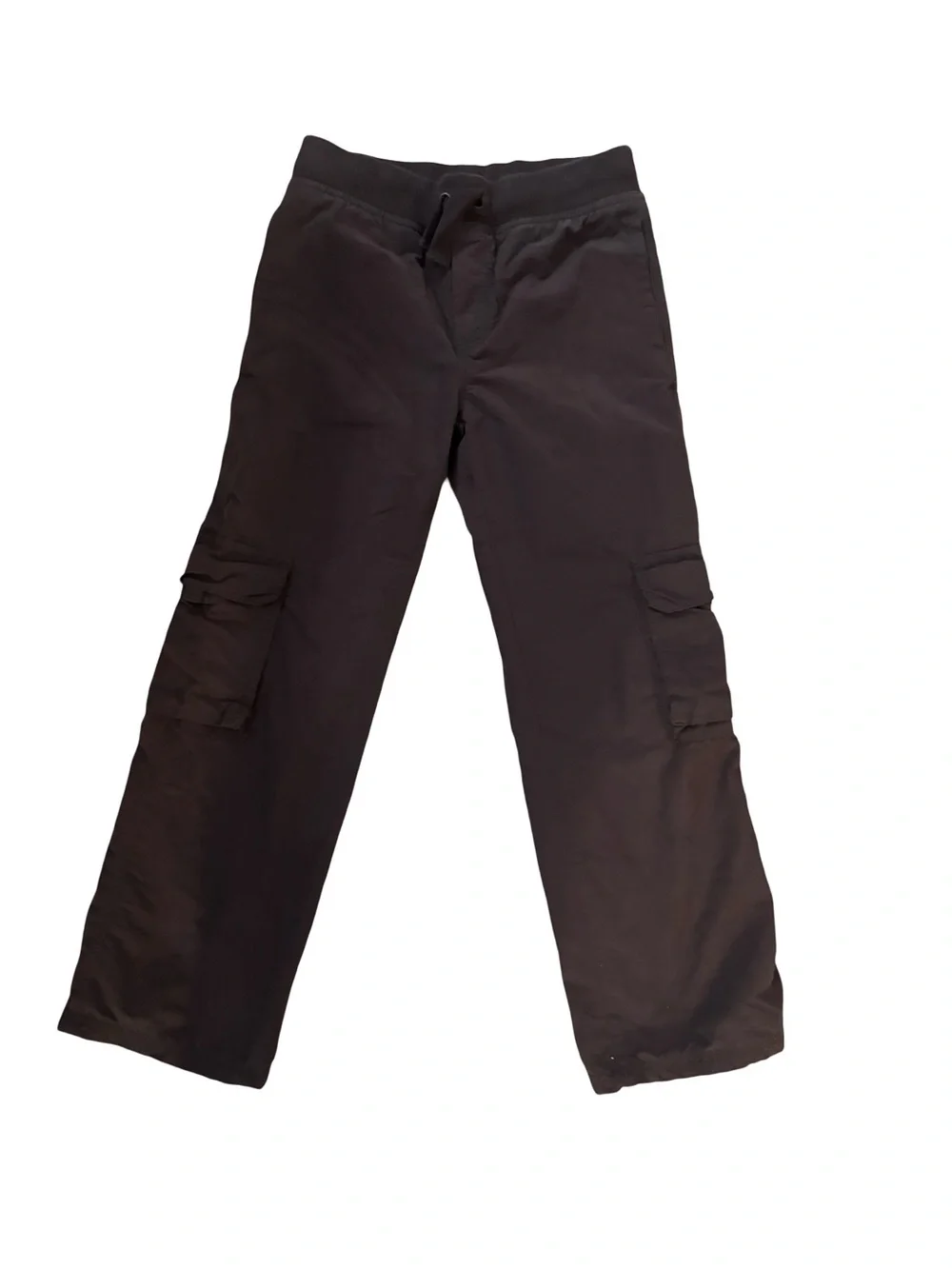 Gymboree Brown Comfy Casual Lined Pull On Cargo Pants with Drawstring Size 10